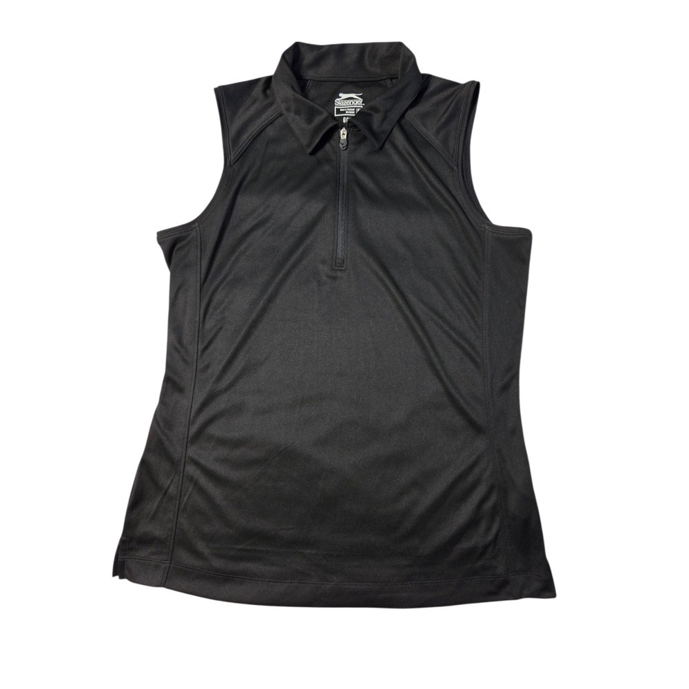 Slazenger Golf Women's Sleeveless Black 1/4-Zip Top Stretchy M